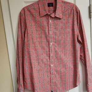 UNTUCKit Red Plaid Long-Sleeve Button-Down Shirt